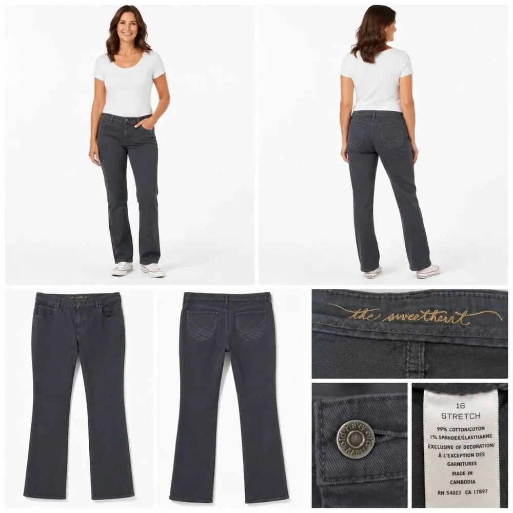 Old Navy Sweetheart Black Stretch Jeans Women's 16